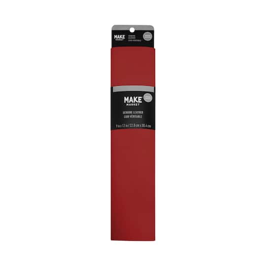 Red Genuine Leather by Make Market®